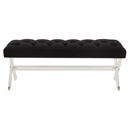 Safavieh Tourmaline Acrylic Bench, Black SFV4722E